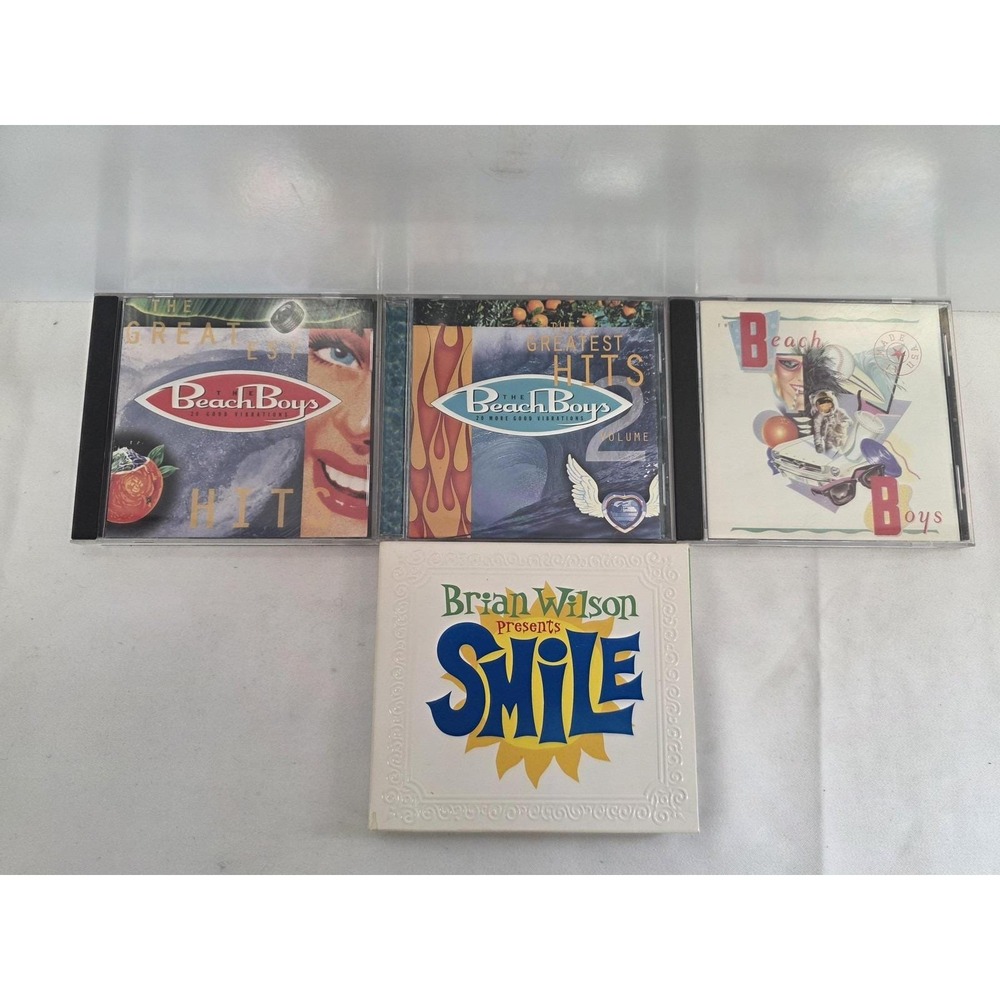 Beach Boys Brian Wilson 4 CD Lot SMiLE Made in USA Greatest Hits Vol 1 2